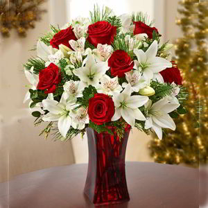 Parsippany Florist | Christmas Vase