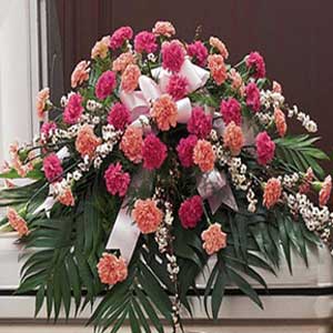 Parsippany Florist | Pink Casket Cover