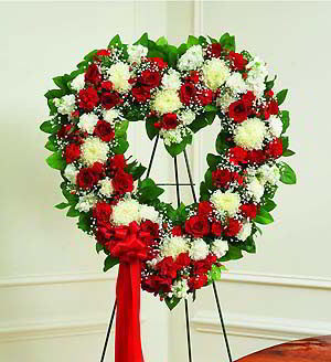 Parsippany Florist | Red & White Heart