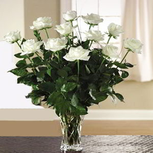 Parsippany Florist | 12 White Roses 