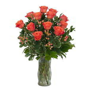 Parsippany Florist | 12 Orange Roses